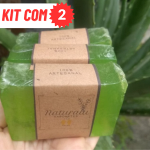 Kit Babosa Kit(2 un)- Babosa (reduz mancha, acne, hidrata)